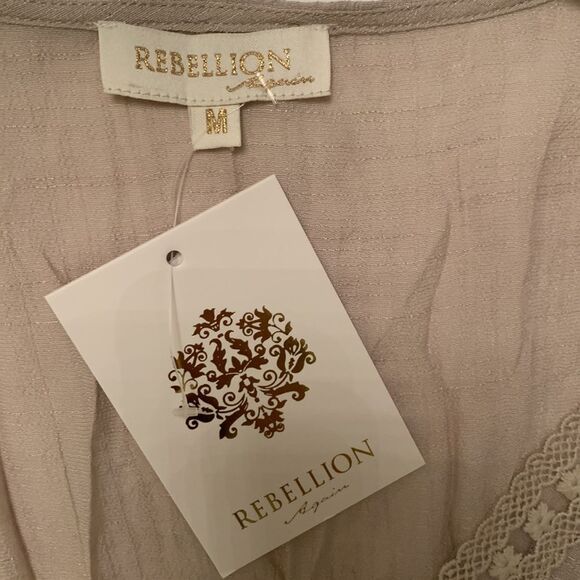 NWT Rebellion Again Beach Cover/ Negligee Women’s Size M - Picture 7 of 8